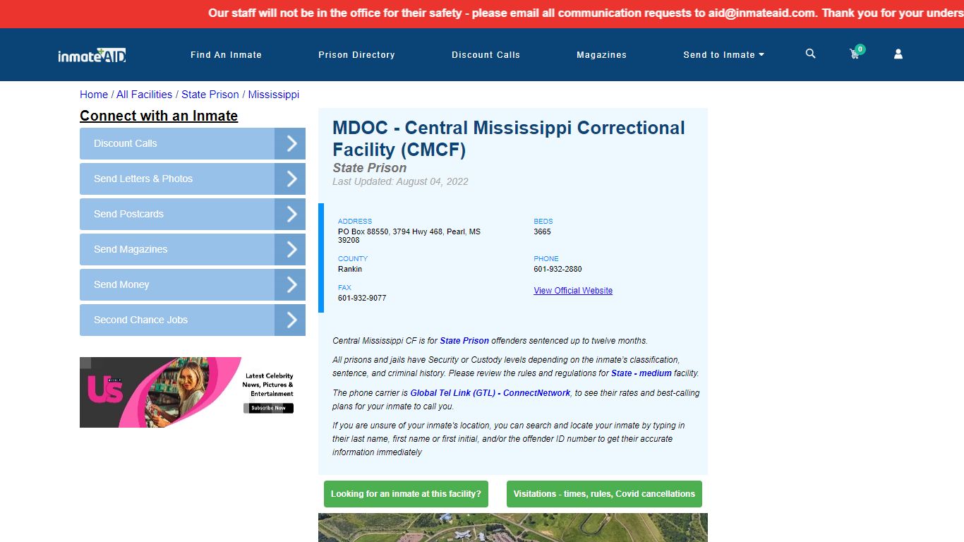 MDOC - Central Mississippi Correctional Facility (CMCF ...